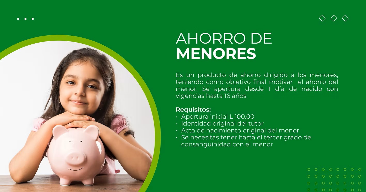 Ahorro menores