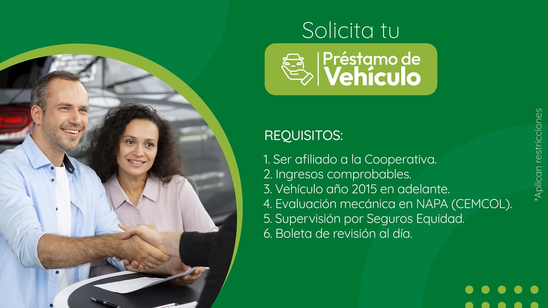 Prestamos de vehiculo
