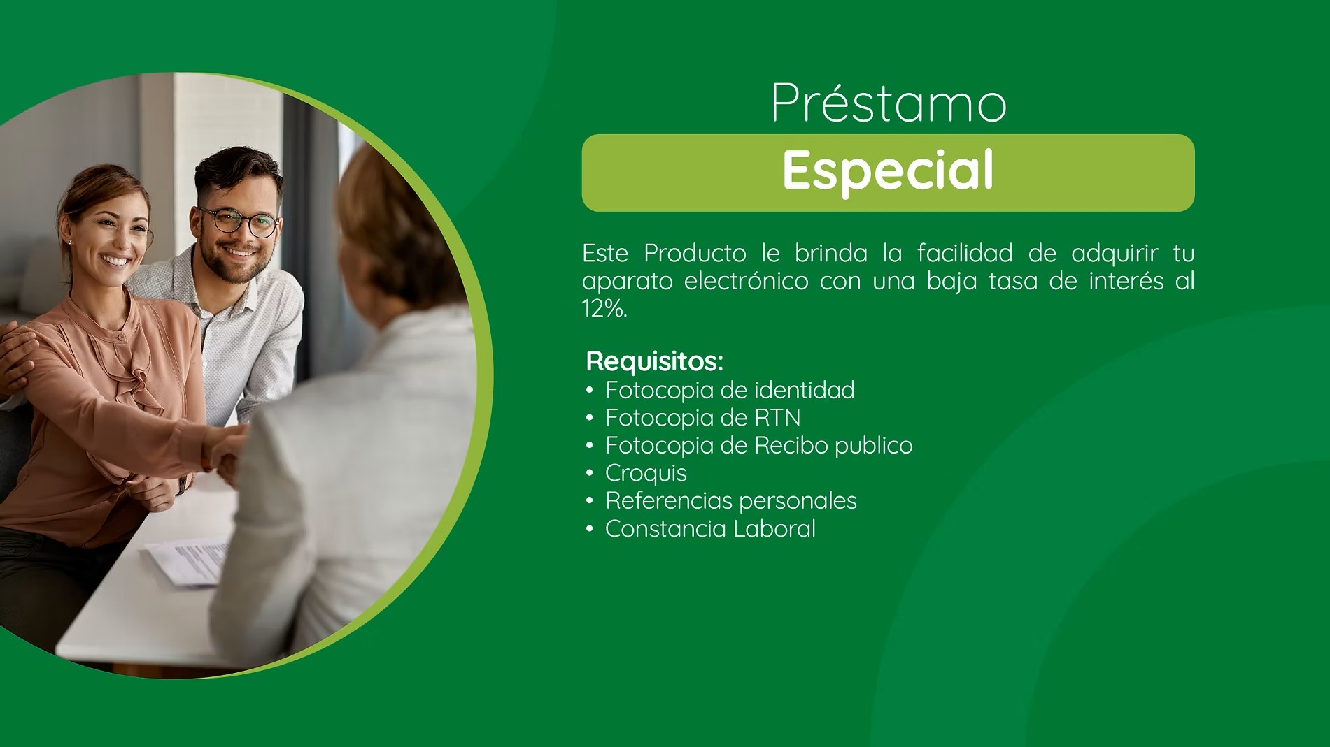Prestamos especial
